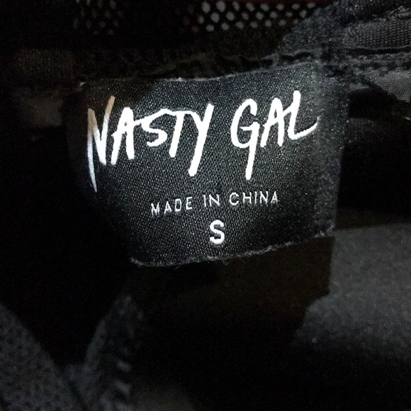 Nasty gal / jump shot mesh neoprene dress - Picture 3 of 4